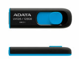 Flash Adata Uv128 Negro Con Azul 128G 3.0 FullOffice.com