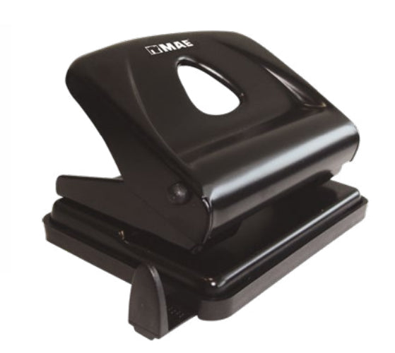 MAE PM2-M perforadora de papel 25 hojas Negro, Metal, 1 pieza(s) | Perforadoras de papel