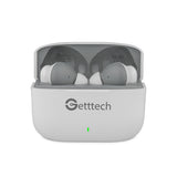 Getttech GUE-T8PBL-WG audífono y auriculare Auriculares Inalámbrico y alámbrico Intra auditivo Llamadas/Música USB Tipo 