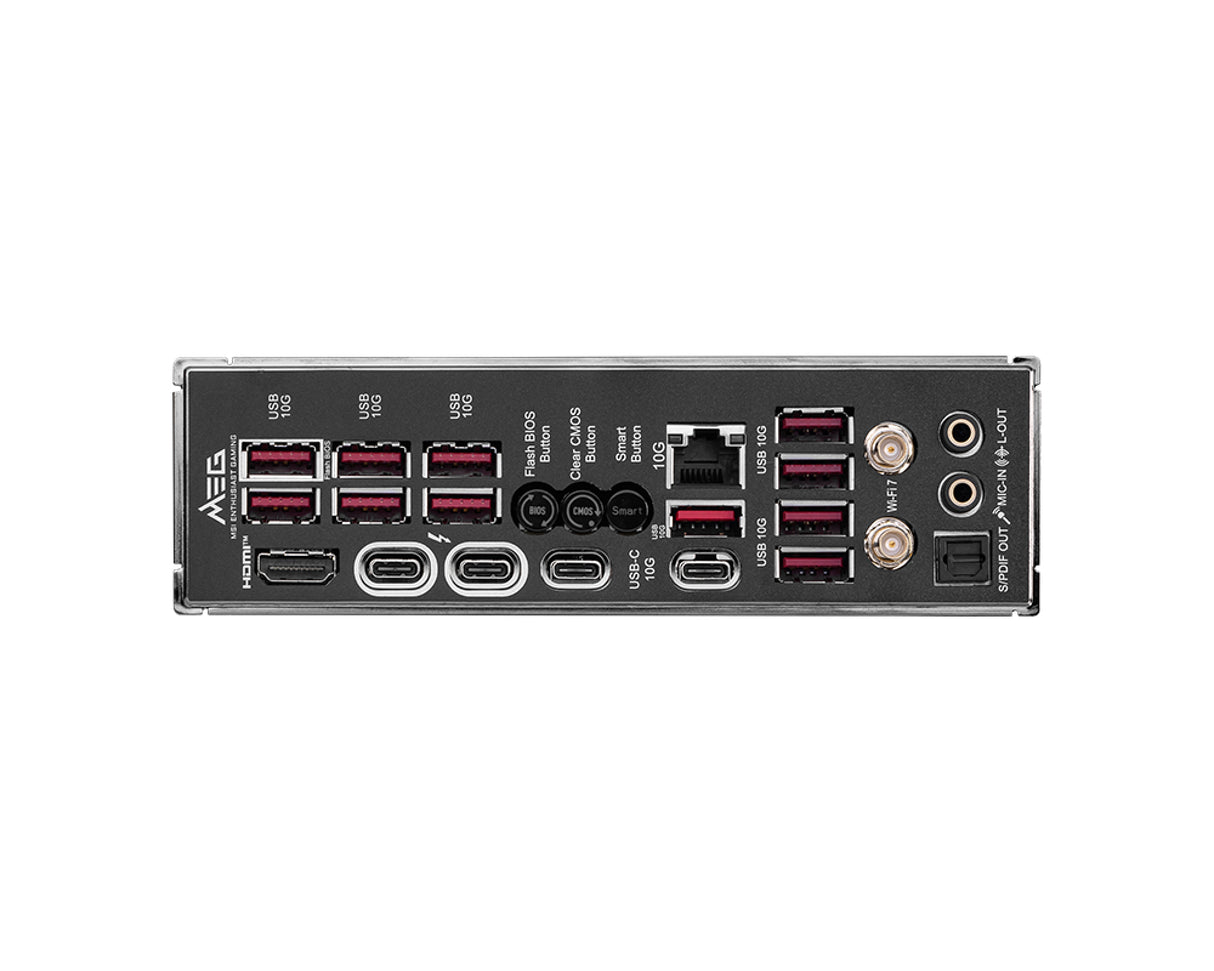 MSI MEG Z890 ACE placas base Intel LGA 1851 (Socket V1) Intel Core Ultra (Series 2) LGA 1851