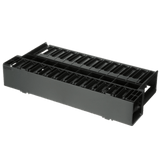 NCMH2 - Organizador de Cables Horizontal / Doble Frontal y Posterior / Rack 19in / 2UR / 1.75in de Altura