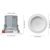 RRLCD6WHTW - Lutron Radiora 3 Lumaris Tunable White Recessed Downlight / 6 PULGADAS Canless / 1800 K - 4000