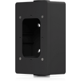 UACC-READER-JB-B - Caja de conexiones para lectores de acceso UniFi y visores de intercomunicación que admite montaje en superficie plana y fijación a conductos de 3/4". Color Negro