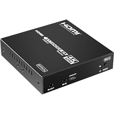 TT-473-FIBER-RX - Receptor HDMI sobre IP | 4K60Hz | Fibra Óptica 40 km (24.85 mi) | 18 Gbps | HDMI 2.0 | HDCP 1.4/2.2 | IR | Protección ESD