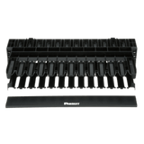 NCMH2 - Organizador de Cables Horizontal / Doble Frontal y Posterior / Rack 19in / 2UR / 1.75in de Altura