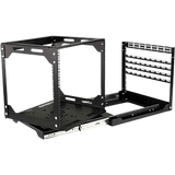 RC2201 - Rack Abierto Deslizante y Giratorio / 12U / Rotación 360° / Carga 68 kg (150 lbs) / Norma EIA/ECA-310-E / Gestión de Cables