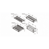 DCHS1 - Hoffman Organizador de Cables Horizontal / 1 UR / 19in DCHS1