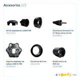 LSN40/50EM - Somfy Motor Tubular Mecánico / 4 Hilos / 120 VCA LSN40/50EM
