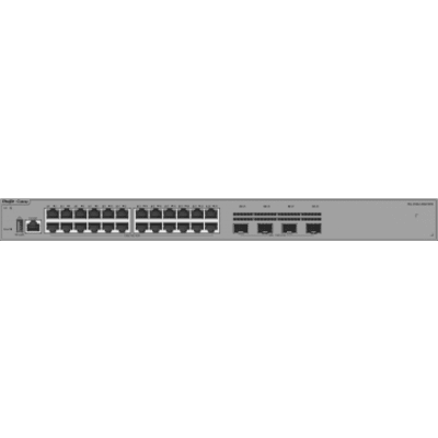 RG-CS62-24GT4XS - Ruijie Switch Ethernet de Acceso 1000 Mbps / 24 Puertos RJ45 10/100/1000BASE-T / 4 Puertos SFP+