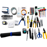 LP-FT-KIT-V2 - Kit de Terminación de Fibra Óptica / 28 Herramientas y Accesorios / Estuche Portátil Rugerizado / Preparación, Empalme y Limpieza