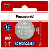 CR2450PL/5B - Panasonic Batería de Litio Tipo Moneda / 3V / 620 mAh CR2450PL/5B