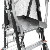 CAGE-ADJ-59 - Escalera con Jaula de Seguridad de 5-9 ft (1.5-2.74 m)/ Tipo IAA / Capacidad 375 lbs (170 kg) / Control de Descenso.