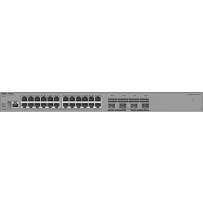 RG-CS62-24GT4XS-P - Ruijie Switch Gigabit PoE+ Gestionable / 24 Puertos 10/100/1000BASE-T PoE+ / 4 Puertos SFP+