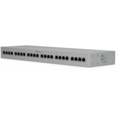 UACC-ETH-SP-PANEL-24 - Panel de Protección Ethernet de 24 Puertos UniFi UACC-ETH-SP-Panel-24, 10 GbE con Sopoete PoE+++, 20 kA Rack 1U