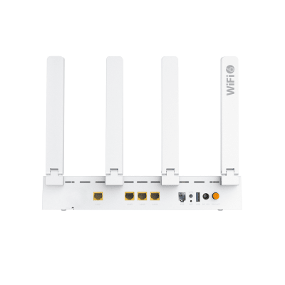 V2804-AX15-R - ONU xPON Wi-Fi 6 AX1500 / 4 Puertos Gigabit / Puerto PON SC/UPC / 4 Antenas 5 dBi / 18W / 10.2 × 6.2 × 1.8 in