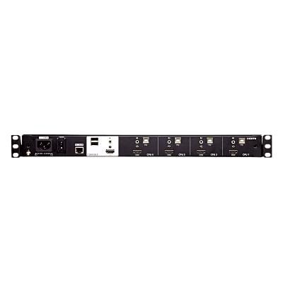 CL3884NW - Aten KVM Switch LCD 18.5" (7.3 in) | Consola Dual Rail 1U | 4 Puertos USB HDMI | Multi-View