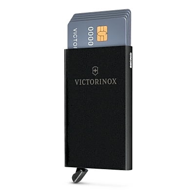 612-677 - Victorinox Tarjetero de Aluminio / Capacidad 4-6 Tarjetas / Protección RFID 612-677