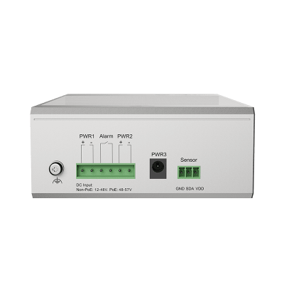 WI-PCES306GF-H - Switch Industrial PoE / 4 Puertos Gigabit PoE++ (802.3bt) 90W / 1 Puerto Gigabit + 1 SFP / Fanless / DIN-Rail / -30°C a 65°C / Presupuesto PoE 55W-300W