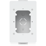 UACC-READER-JB-W - Caja de conexiones para lectores de acceso UniFi y visores de intercomunicación que admite montaje en superficie plana y fijación a conductos de 3/4". Color Blanco