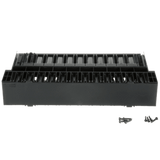 NCMH2 - Organizador de Cables Horizontal / Doble Frontal y Posterior / Rack 19in / 2UR / 1.75in de Altura
