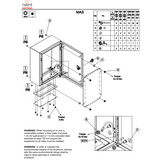 MAS0302515R5 - Hoffman Gabinete de Pared Exterior / IP66 / NEMA 4/12/13 MAS0302515R5