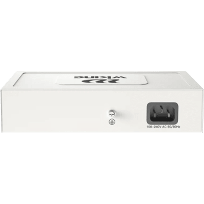 WKPS210 - Switch PoE No Administrable / 8 Puertos 10/100 Mbps PoE af/at / 2 Puertos Uplink 10/100 Mbps / Presupuesto PoE 76 W / Alcance PoE 250 m (820.2 ft)