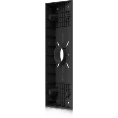 UACC-INTERCOM-WM - Accesorio de montaje con ángulo de inclinación de 20° hacia el interior para intercomunicadores que proporciona un ángulo de visión mejorado para la cámara.