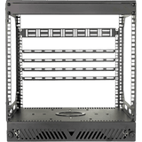 RC2201 - Rack Abierto Deslizante y Giratorio / 12U / Rotación 360° / Carga 68 kg (150 lbs) / Norma EIA/ECA-310-E / Gestión de Cables