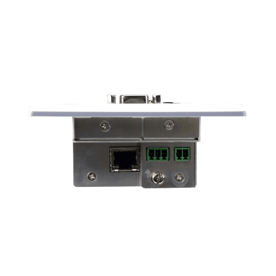 VE2812AUST - Transmisor HDBaseT de Pared / HDMI y VGA / 4K a 100 m (328 pies) / PoH PD / Conmutación Automática / IR y RS-232