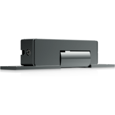 UACC-LOCK-STRIKE-SECURE-8MM - Contrachapa eléctrica de seguridad intrínseca a prueba de fallos  Fail-Secure (normalmente cerrada), sujeción de hasta 227 kg (500 lb) y profundidad de pestillo de 8 mm
