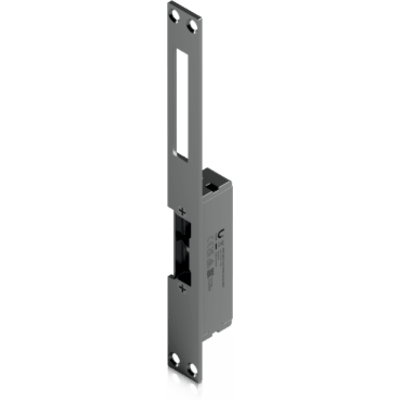 UACC-LOCK-STRIKE-SECURE-8MM - Contrachapa eléctrica de seguridad intrínseca a prueba de fallos  Fail-Secure (normalmente cerrada), sujeción de hasta 227 kg (500 lb) y profundidad de pestillo de 8 mm