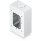 UACC-READER-JB-W - Caja de conexiones para lectores de acceso UniFi y visores de intercomunicación que admite montaje en superficie plana y fijación a conductos de 3/4". Color Blanco