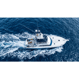 TX-110V-SYS - Antena VHF Marina / 4 dBi / 156-163 MHz / Altura 1.1 m (3.61 ft) / Conector SO239 / Color Blanco