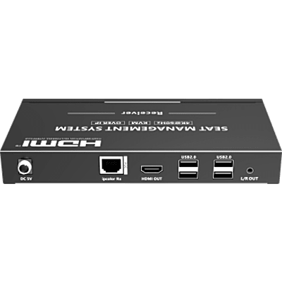 TT-MOIP-KVM-RX - Receptor KVM por IP | 4K@60Hz | 120 m con PoE | Loop-out | Multiview y Videowall | HDMI 2.0 | USB 2.0 | Metálico