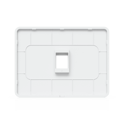 UACC-WP-KEYSTONE-H-1P - Placa Keystone Horizontal / 1 Puerto / Superficie Pintable / Policarbonato y Acero SGCC / 4.4 x 3.2 x 0.12 in / Paquete 4 Piezas