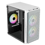 Acteck Doom GI630 Micro Tower Blanco 500 W, Micro ATX, Mini-ATX, Metal