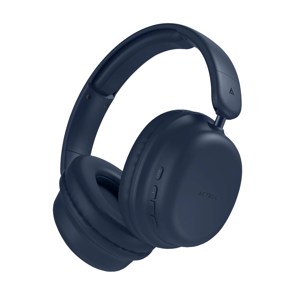 Acteck Honour 2 Plus HP626 Auriculares Inalámbrico y alámbrico Diadema Llamadas/Música USB Tipo C Bluetooth Azul