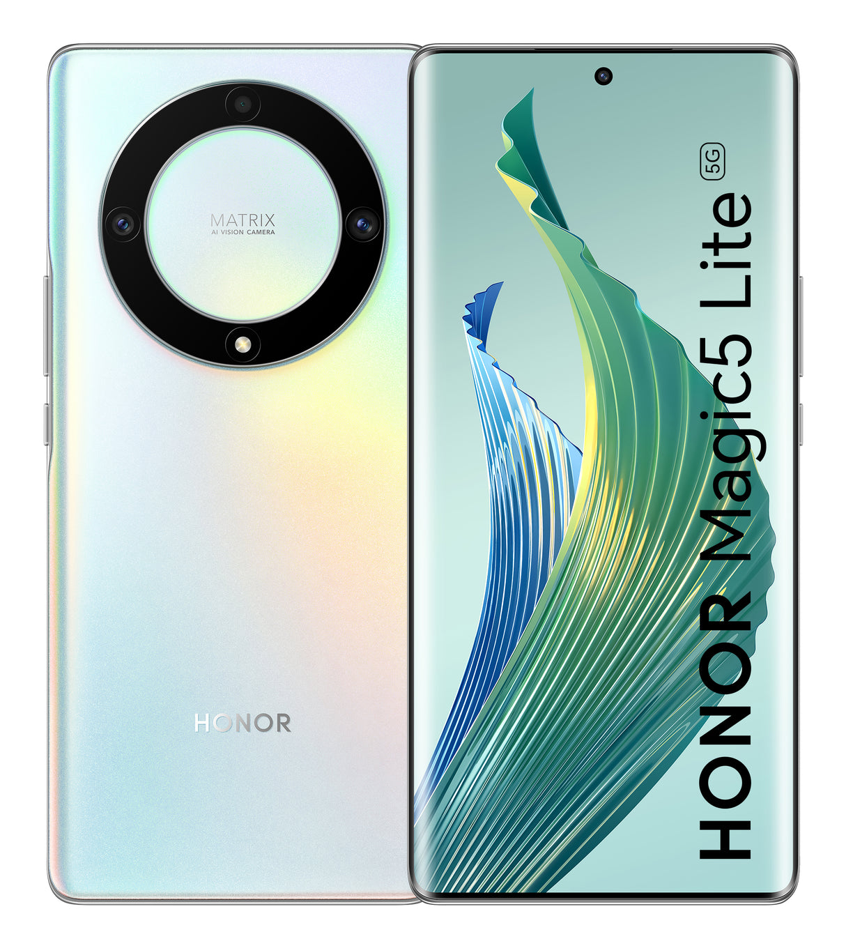 Honor Magic5 Lite teléfonos inteligentes 16,9 cm (6.67") Pantalla curva OLED 2400 x 1080 Pixeles