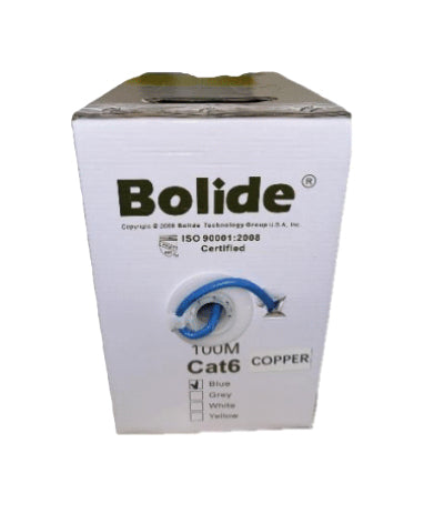 Bolide BP0033/CAT6/CMX-100 cable de red Azul 100 m U/UTP (UTP)