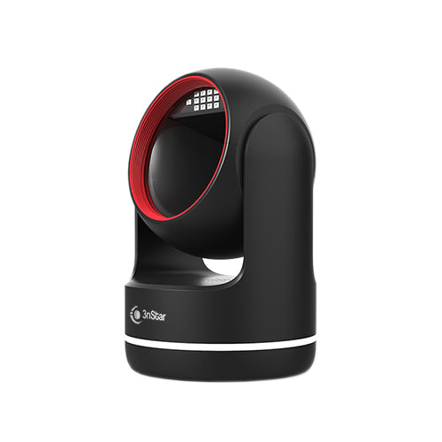 LECTOR DE CODIGO DE BARRAS 3NSTAR SC506 MANOS LIBRES OMNIi-DIRECCIONAL 1D/2D 60 CUADROS POR SEGUNDO NEGRO CON ROJ