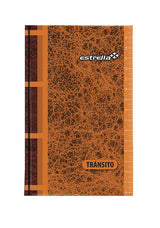Estrella 0635 cuaderno y block 96 hojas Marrón, Naranja