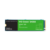 WD SSD Interno Green SN350 250GB M.2 2280 NVMe, Lectura 2400 MB/s, Escritura 1500 MB/s