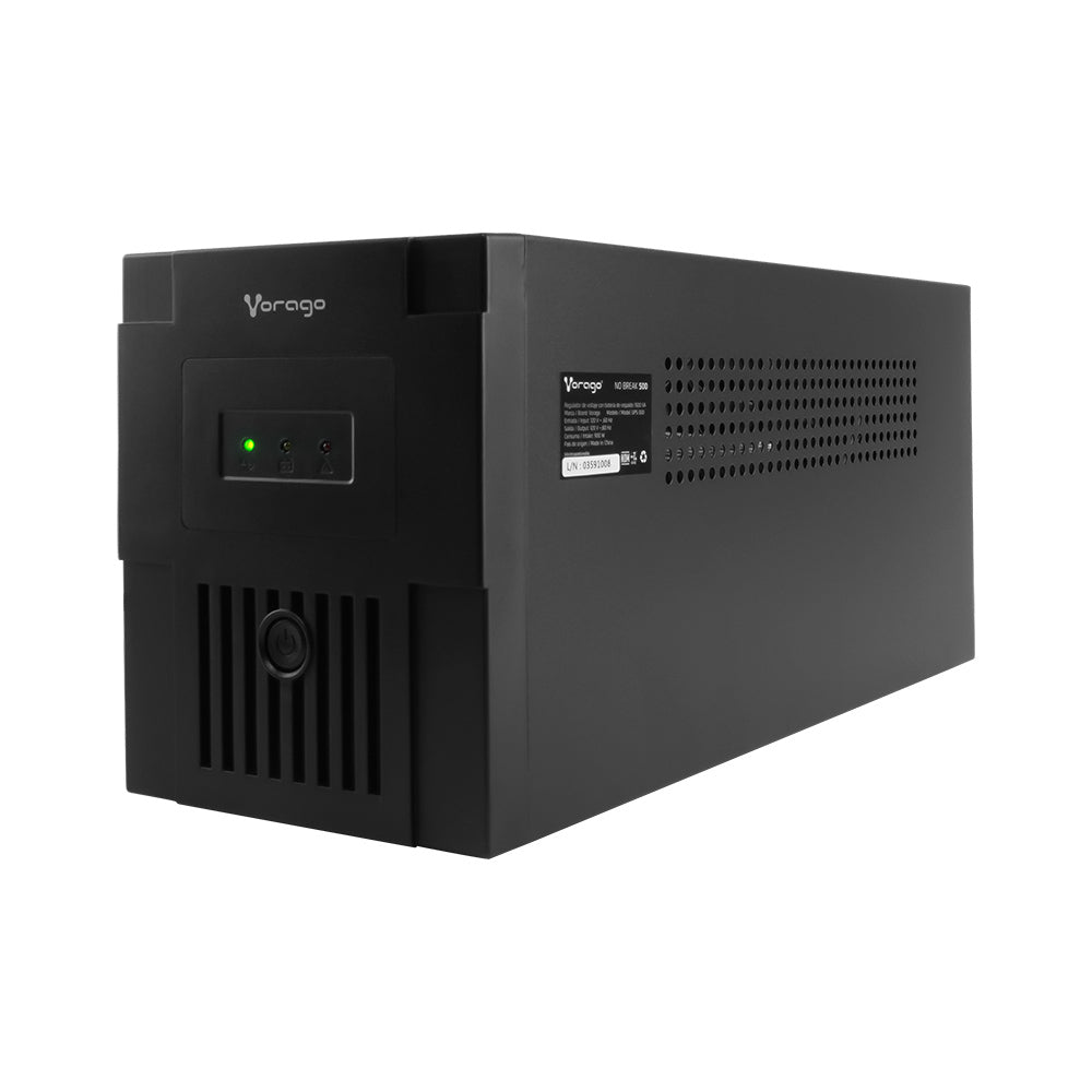 Vorago UPS-500 sistema de alimentación ininterrumpida (UPS) Línea interactiva 1.5 kVA 900 W, Sine/Square, 145 V