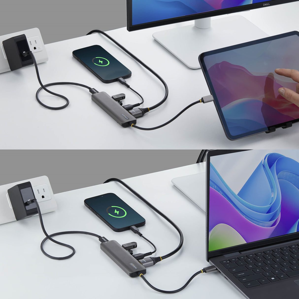 StarTech.com Mini Dock USB-C A HDMI - Adaptador Multipuertos Tipo C - PD de 140W - 4K 60Hz - Hub USB 10Gbps - Para MacBo
