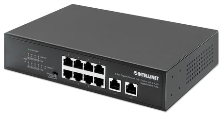 POE SWITCH INTELLINET GB 8 PTOS 32W/PTO, 120W, + 2 RJ45