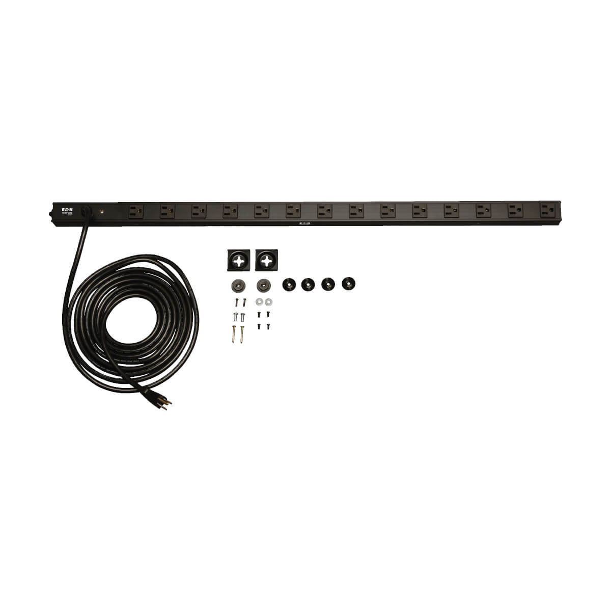 Tripp Lite PDUV15 PDU Básico Monofásico de 1.4kW 120V, 14 Tomacorrientes NEMA 5-15R, Entrada NEMA 5-15P, Cable de 4.57 m