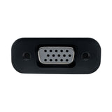 Tripp Lite U444-06N-VB-AM Adaptador USB-C a VGA con Modo Alterno - DP 1.2, Negro, 3.2 Gen 1 (3.1 Gen 1), USB Tipo C, 192