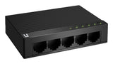 Netis System ST3105C dispositivo de redes Fast Ethernet (10/100) Negro, Bidireccional completo (Full duplex), Montaje de