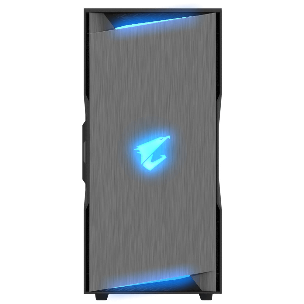 GIGABYTE GB-AC300G carcasas ordenador Vidrio, Plástico, Acero Midi Tower PC Negro