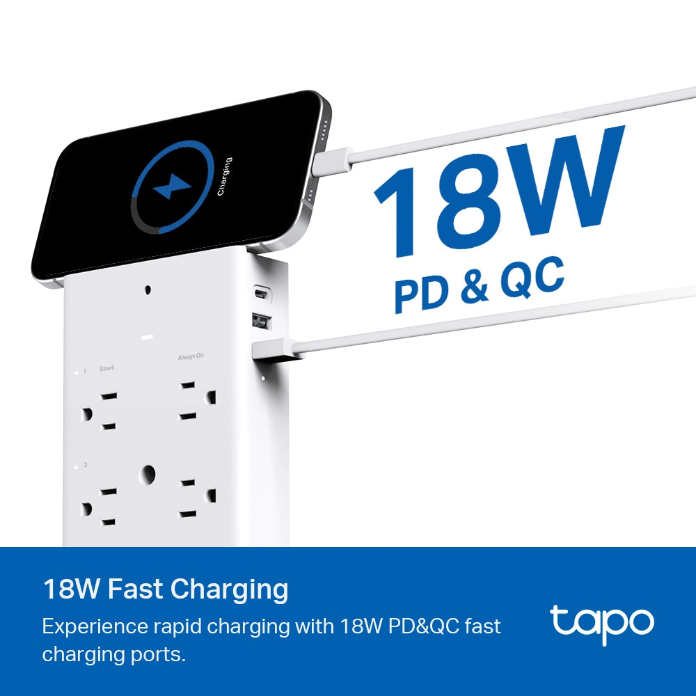 TP-Link TAPO P306 bases múltiples Interior Blanco Si 6 salidas AC